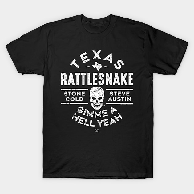 Stone Cold Steve Austin Texas Rattlesnake Hell Yeah T-Shirt by Holman